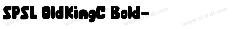 SPSL OldKingC Bold字体转换